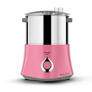 Preethi Iconic Table Top Wet Grinder, 2 L (Pink) with Bi-Directional Grinding Technology