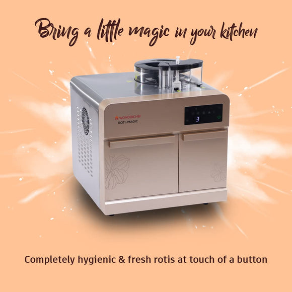 Wonderchef Roti-Magic, Fully Automatic Roti Maker, Hot Rotis from Dry ...